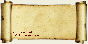 Anđa Virijević vizit kartica